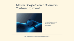 19 Advanced Google Search Operators Optimisation You Should Know (and a Few We’ve Lost)