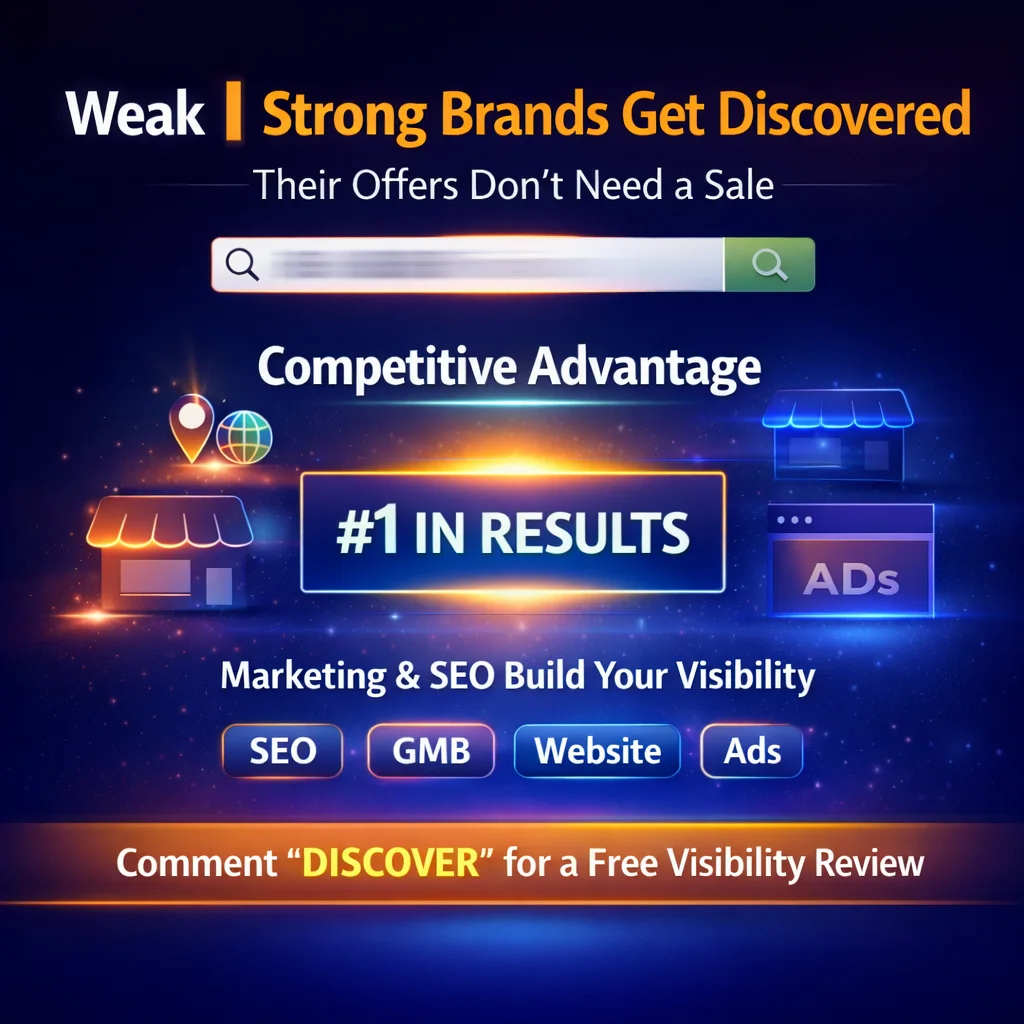 Strong Brands Get Discovered — They Don’t Depend on Discounts