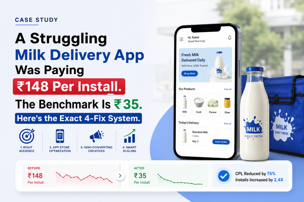 A Struggling Milk Delivery App Was Paying ₹148 Per Install.