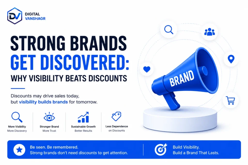 Strong Brands Get Discovered Why Visibility Beats Discounts